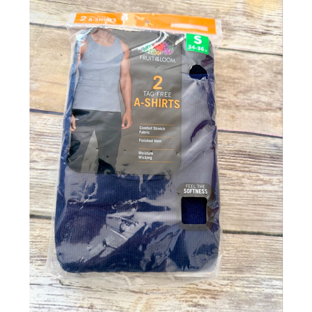 NEW FRUIT OF THE LOOM 2 TANKS-SMALL